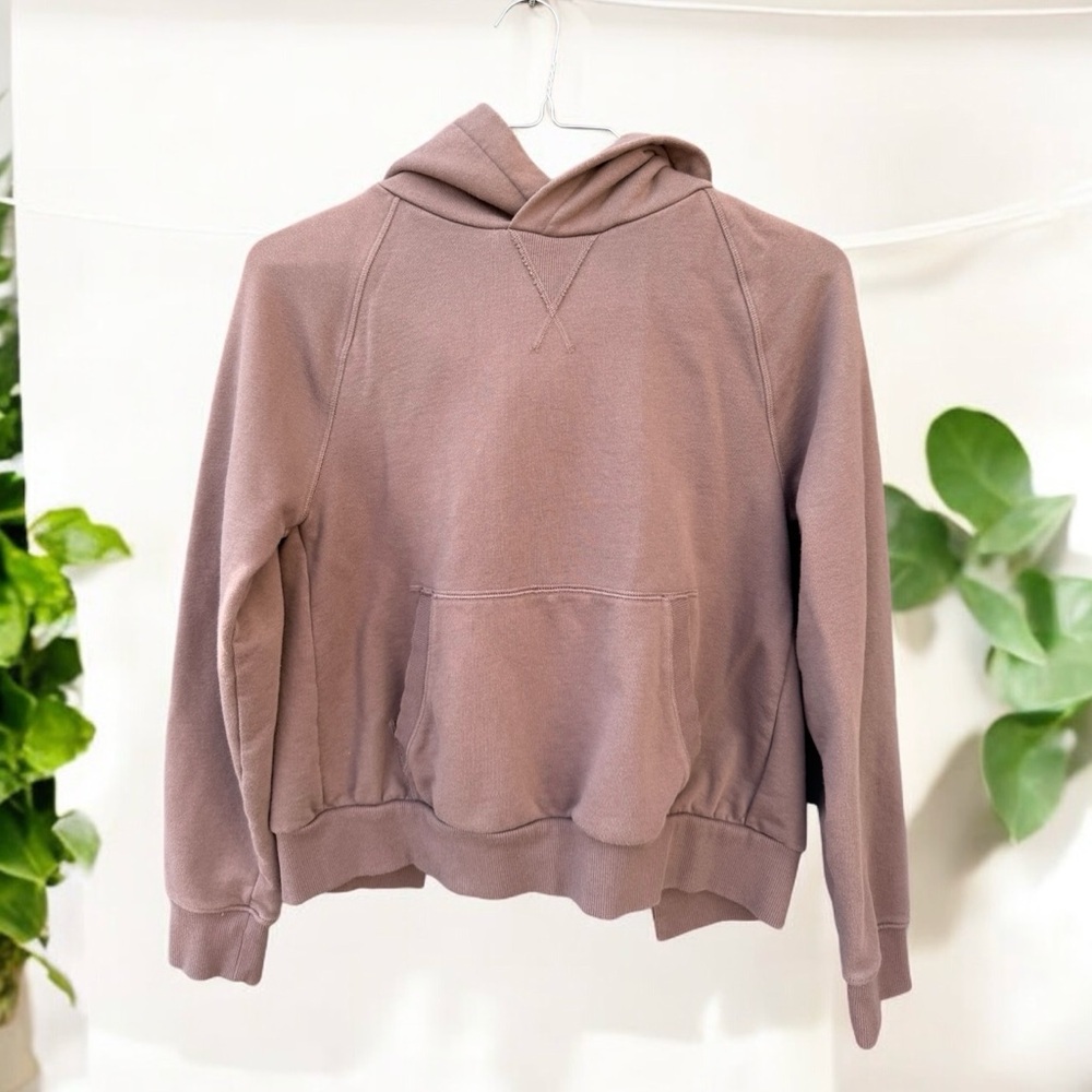 Athleta Hoodie Oversized Small. Super Cute Split Back - Picture 2 of 3